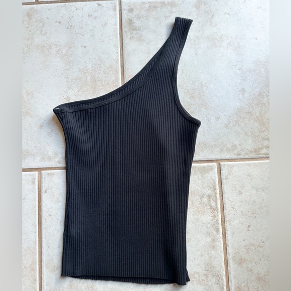 LACAUSA Lia Tank Black Ribbed Size Medium - Picture 7 of 7